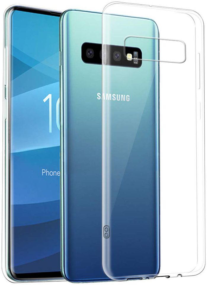 Samsung Galaxy S10 Plus Hoesje Dun TPU Transparant afbeelding 2