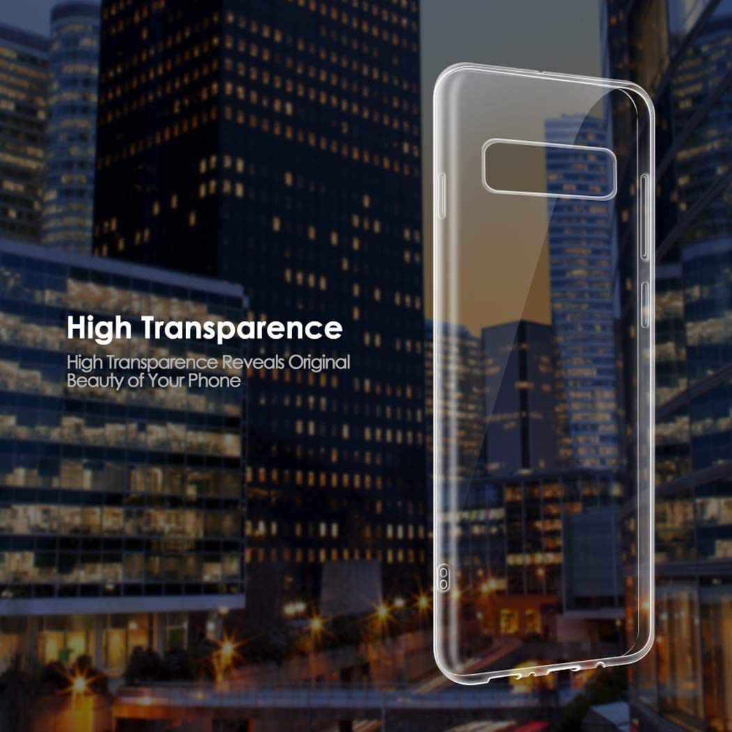 Samsung Galaxy S10 Plus Hoesje Dun TPU Transparant afbeelding 4
