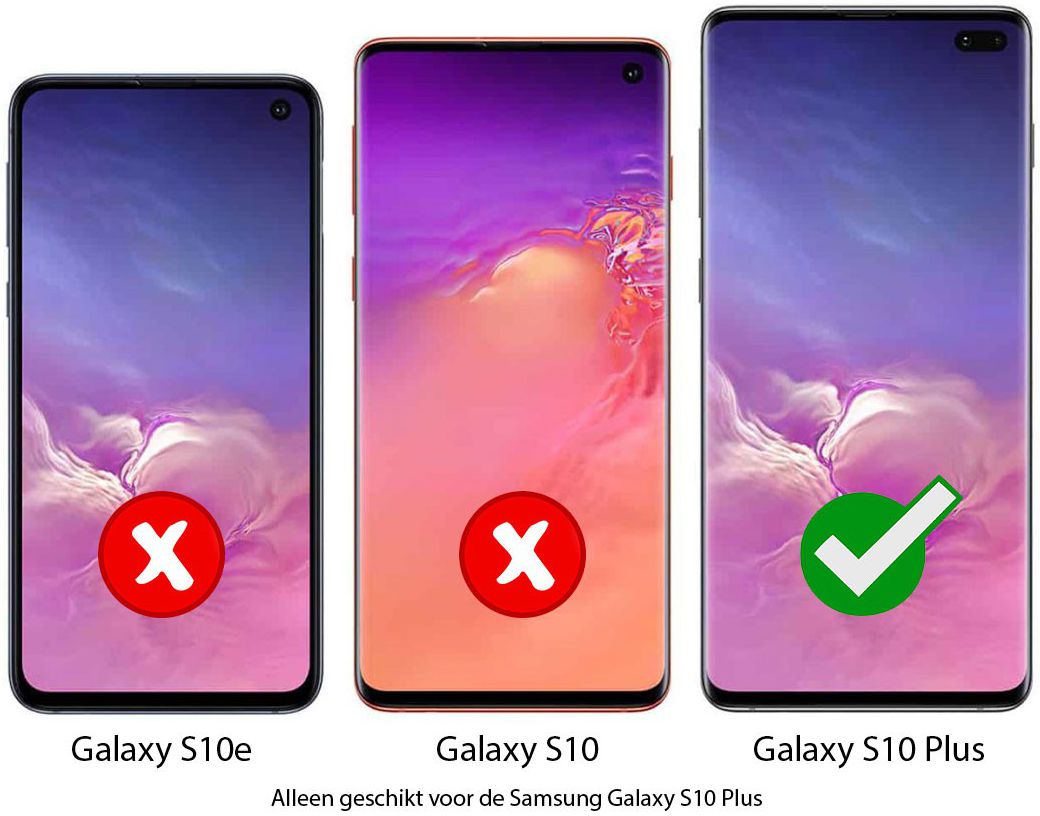 Samsung Galaxy S10 Plus Hoesje Dun TPU Transparant afbeelding 6