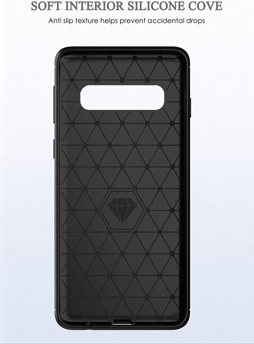 Samsung Galaxy S10E Geborsteld TPU Hoesje Blauw afbeelding 9