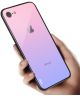 Apple iPhone 7/8 Hyrbide Combo Backcase Roze / Paars