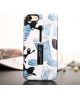 Apple iPhone 7/8 TPU+Hybride Kickstand Print Hoesje Macaron & Gifts