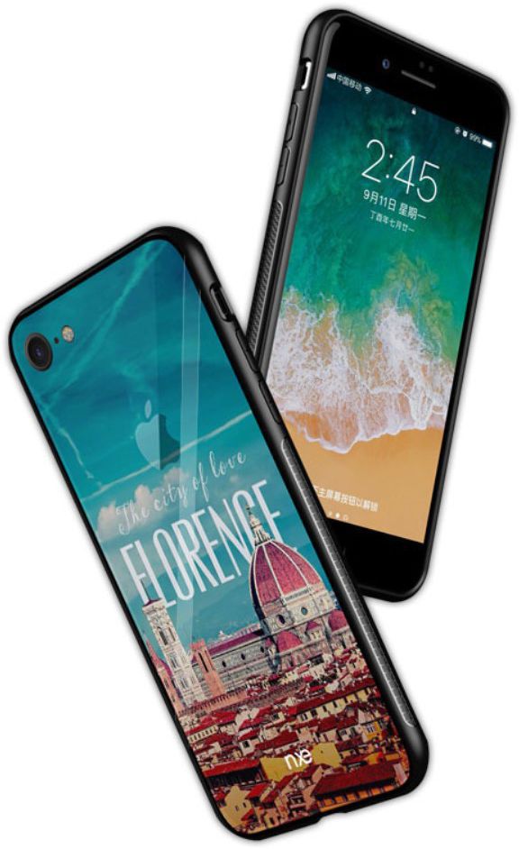 Apple iPhone 7/8 NXE Hyrbide Combo Backcase The City of Love afbeelding 2