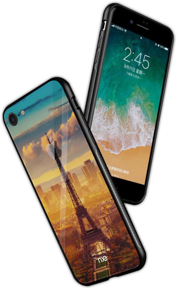 Apple iPhone 7/8 NXE Hyrbide Combo Backcase Eiffel Tower afbeelding 2