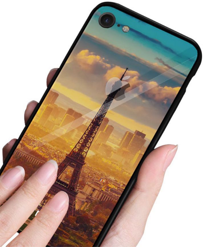 Apple iPhone 7/8 NXE Hyrbide Combo Backcase Eiffel Tower afbeelding 3