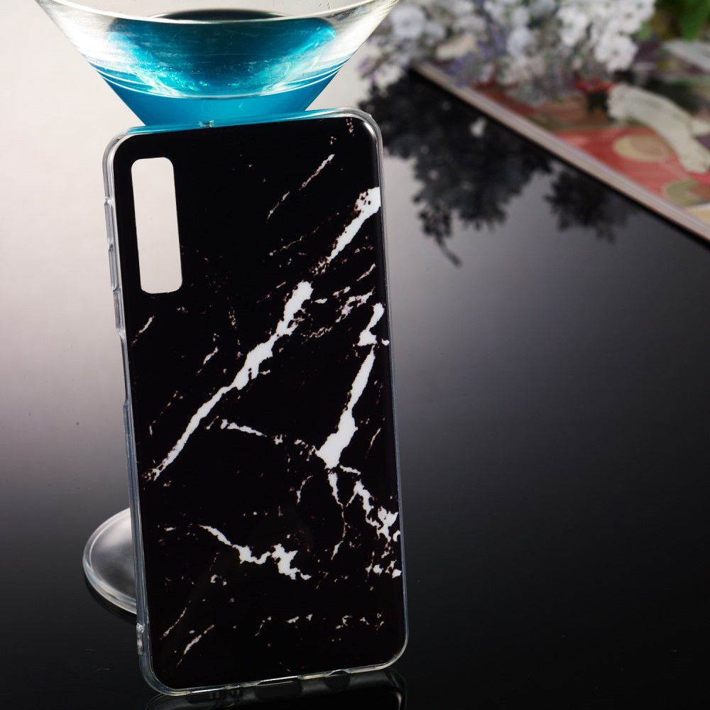 Samsung Galaxy A7 (2018) TPU Print Hoesje Marmer Print afbeelding 5
