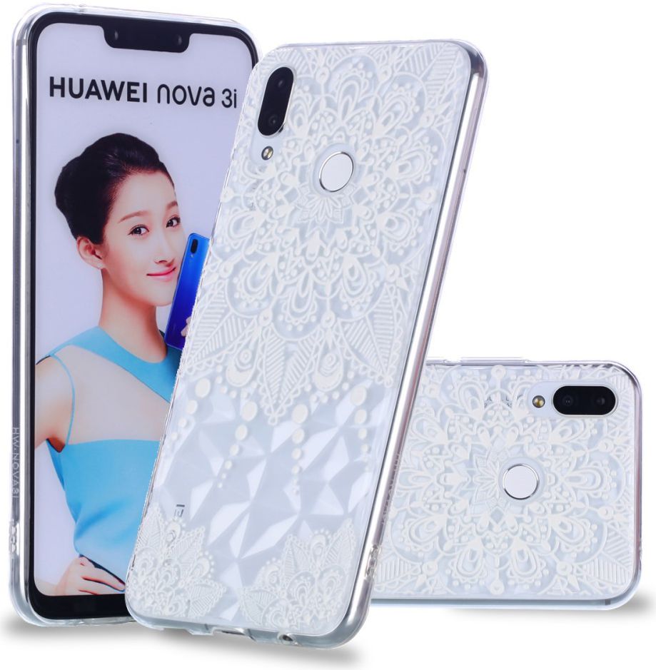 Huawei P Smart Plus TPU Hoesje Mandala afbeelding 2