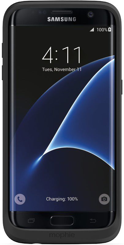 Mophie Juice Pack Batterij Hoesje Samsung Galaxy S7 Edge Zwart afbeelding 5