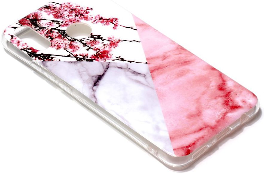 Huawei P Smart Plus TPU Print Hoesje Bloesem afbeelding 2