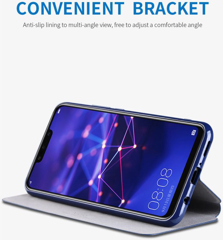 X-Level Flip Huawei Mate 20 Lite Hoesje met Kaarthouder Goud afbeelding 5