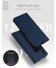 Dux Ducis Premium Book Case Huawei Y9 (2019) Hoesje Blauw