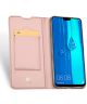 Dux Ducis Premium Book Case Huawei Y9 (2019) Hoesje Roze Goud