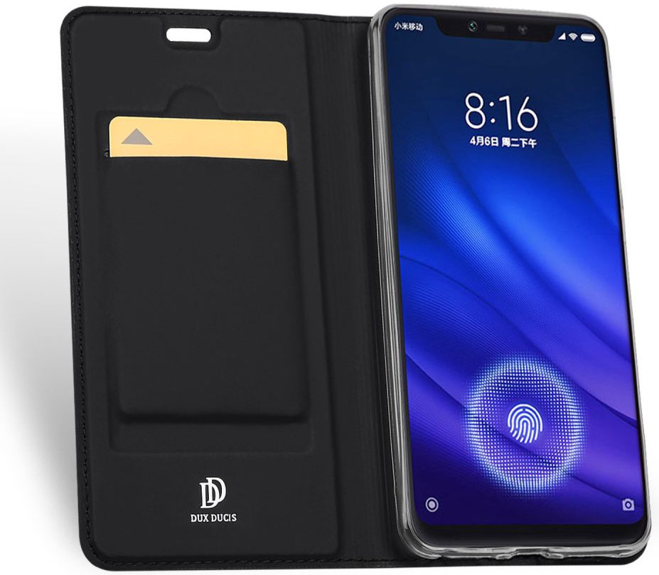 Dux Ducis Book Case Xiaomi Mi 8 Pro Hoesje Zwart afbeelding 1
