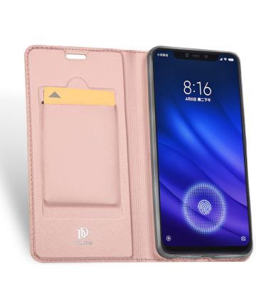 Dux Ducis Book Case Xiaomi Mi 8 Pro Hoesje Roze Goud Hoesjes