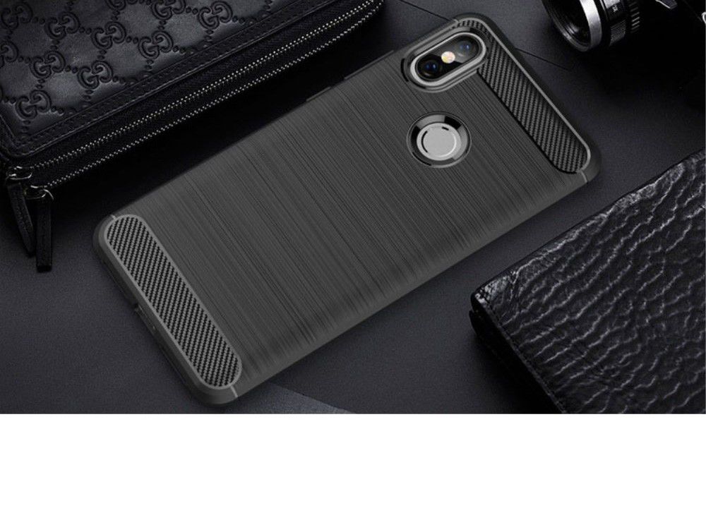 Xiaomi Redmi S2 Geborsteld TPU Hoesje Zwart afbeelding 11