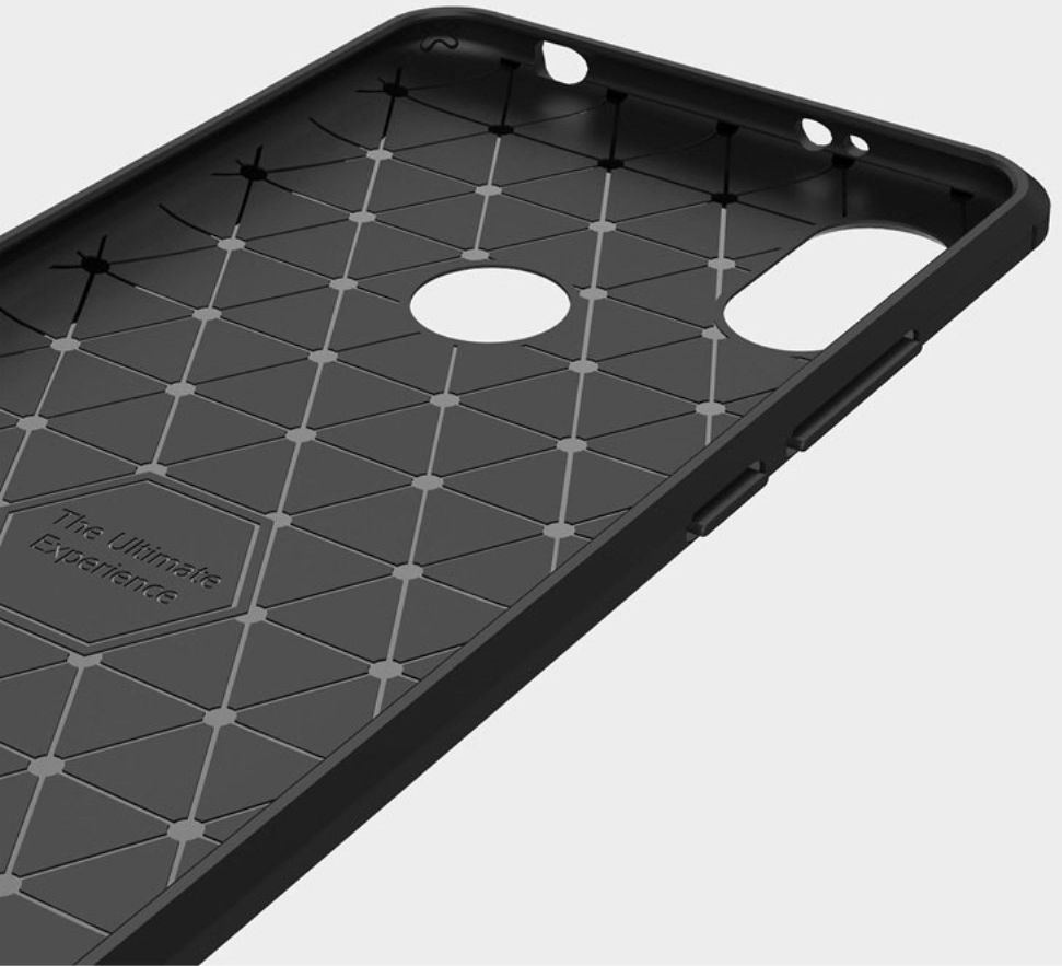 Xiaomi Redmi S2 Geborsteld TPU Hoesje Blauw afbeelding 10