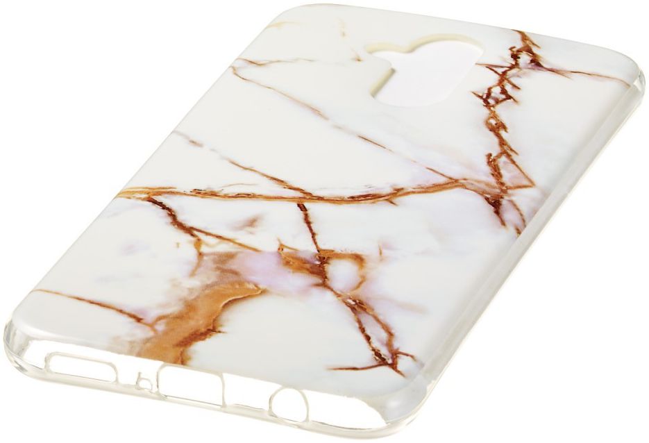 Huawei Mate 20 Lite TPU Hoesje met Marmer Print Wit afbeelding 2