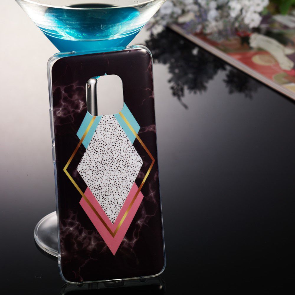 Huawei Mate 20 Pro TPU Hoesje met Marmer Print Ruit afbeelding 4