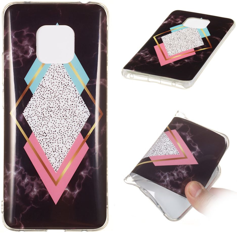 Huawei Mate 20 Pro TPU Hoesje met Marmer Print Ruit afbeelding 5