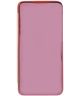 OnePlus 6T Flip Spiegel Hoesje Roze