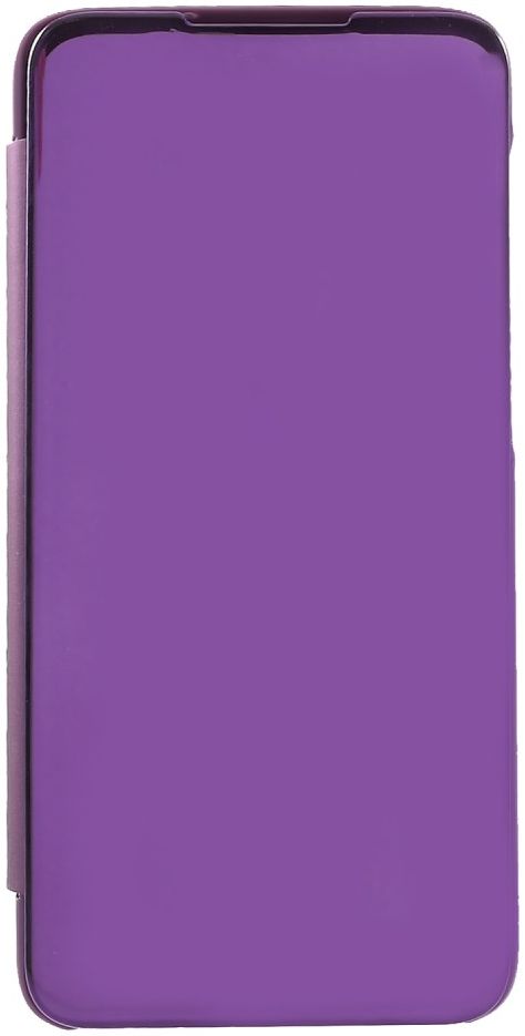 OnePlus 6T Flip Spiegel Hoesje Paars afbeelding 2
