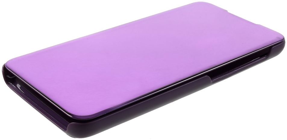OnePlus 6T Flip Spiegel Hoesje Paars afbeelding 6