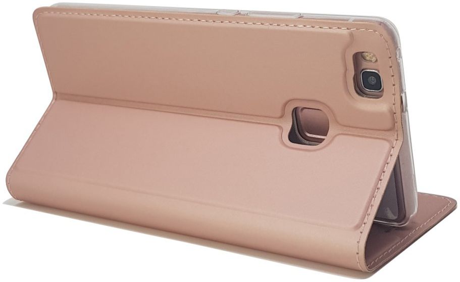 Huawei P9 Lite Luxe Portemonnee Hoesje Goud afbeelding 3