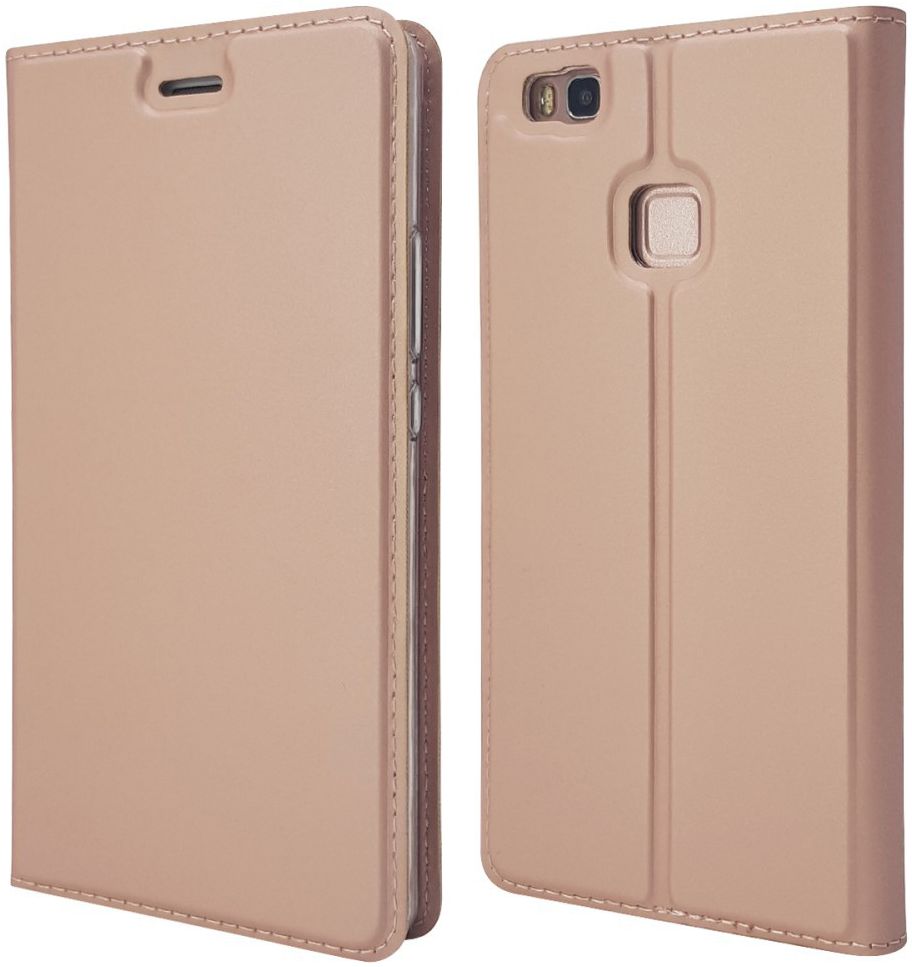 Huawei P9 Lite Luxe Portemonnee Hoesje Goud afbeelding 7