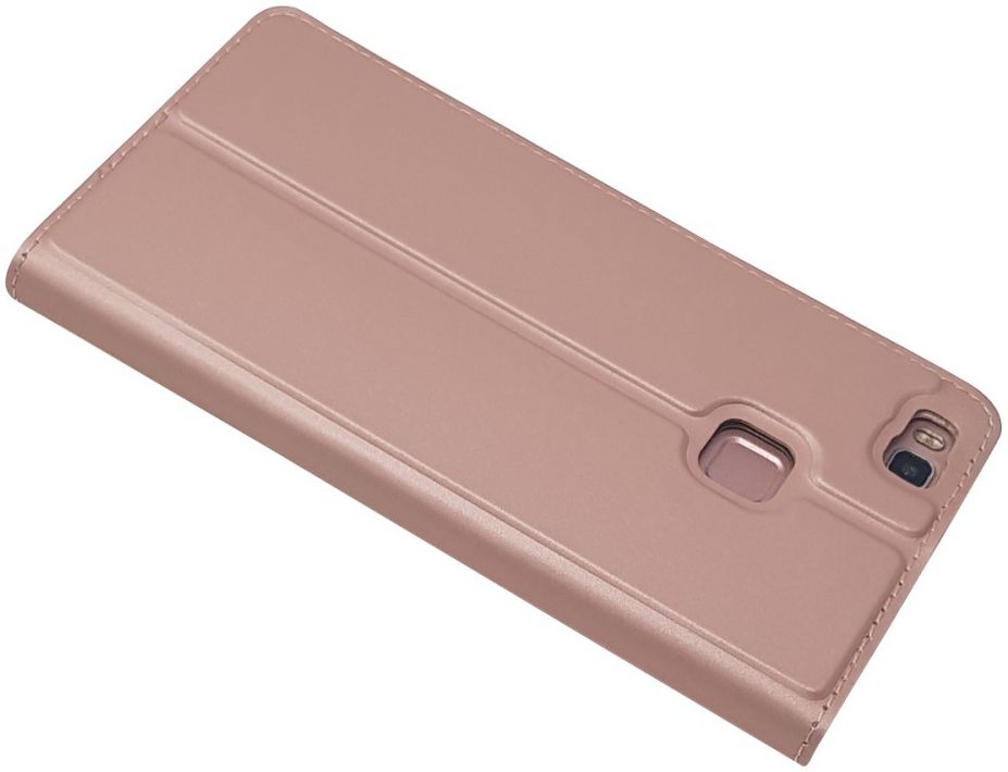 Huawei P9 Lite Luxe Portemonnee Hoesje Goud afbeelding 9