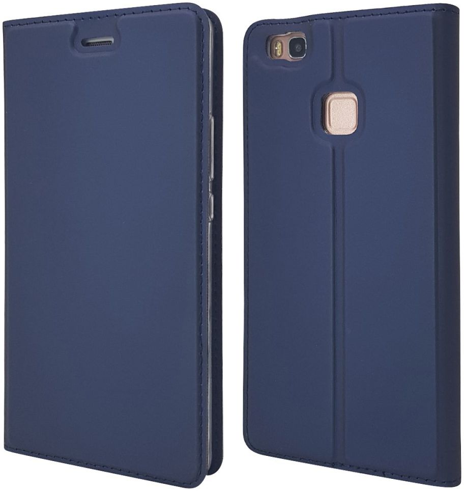 Huawei P9 Lite Luxe Portemonnee Hoesje Blauw afbeelding 7