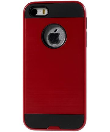 Apple iPhone SE Hybride Hoesje Rood Hoesjes
