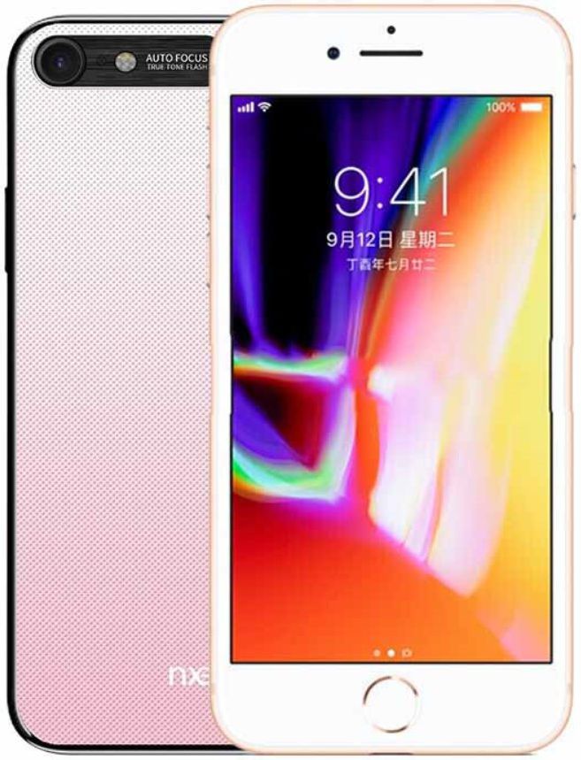 Apple iPhone 8 Hard Cover Roze afbeelding 1