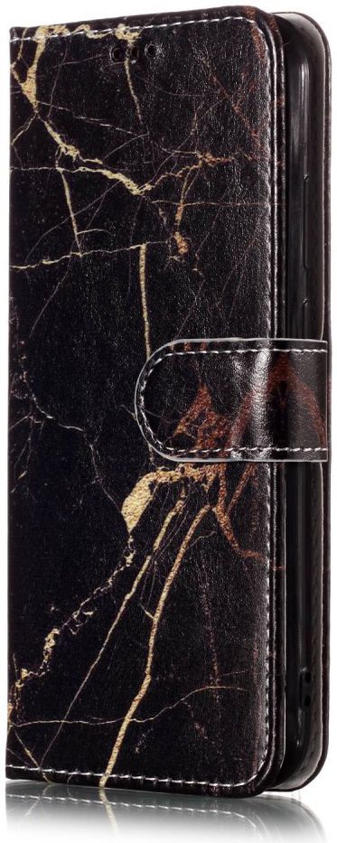 Huawei P20 Lite Portemonnee Hoesje met Marmer Print afbeelding 1