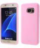 Samsung Galaxy S7 Siliconen Hoesje Roze