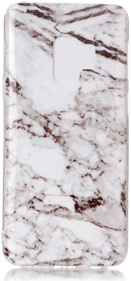 Samsung Galaxy S9 TPU Back Cover met Marmer Print Wit afbeelding 1