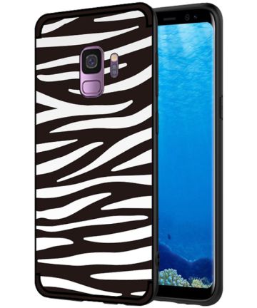 Samsung Galaxy S9 TPU Back Cover met Zebra Print Hoesjes