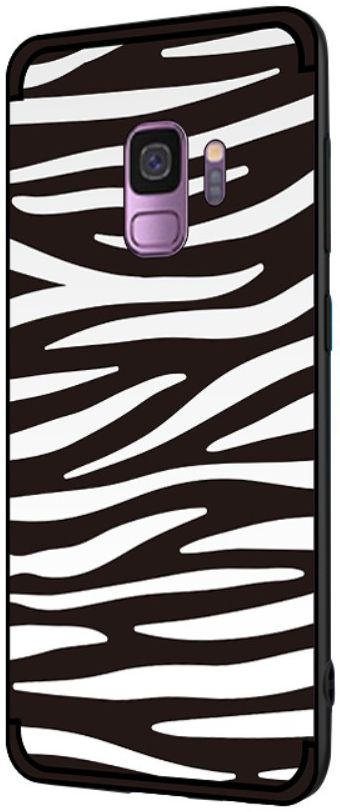 Samsung Galaxy S9 TPU Back Cover met Zebra Print afbeelding 2