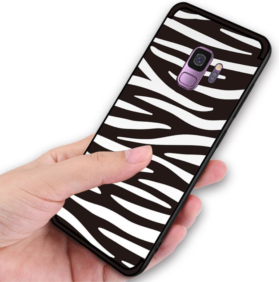 Samsung Galaxy S9 TPU Back Cover met Zebra Print afbeelding 5