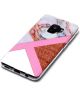 Samsung Galaxy S9 TPU Back Cover met Marmer Print Roze Goud
