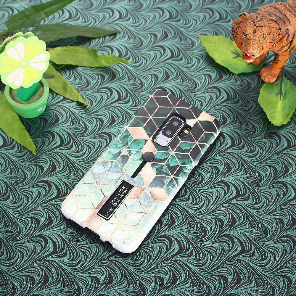 Samsung Galaxy S9 Plus Hybride Hoesje met Kubus Print afbeelding 3