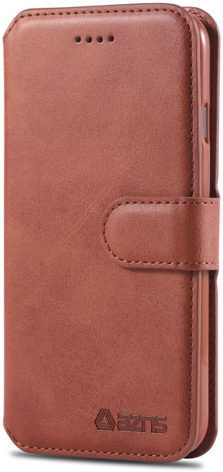 AZNS Apple iPhone SE (2020/2022) Hoesje Retro Wallet Book Case Bruin afbeelding 6