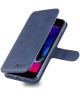 AZNS Apple iPhone SE (2020/2022) Hoesje Retro Wallet Book Case Blauw