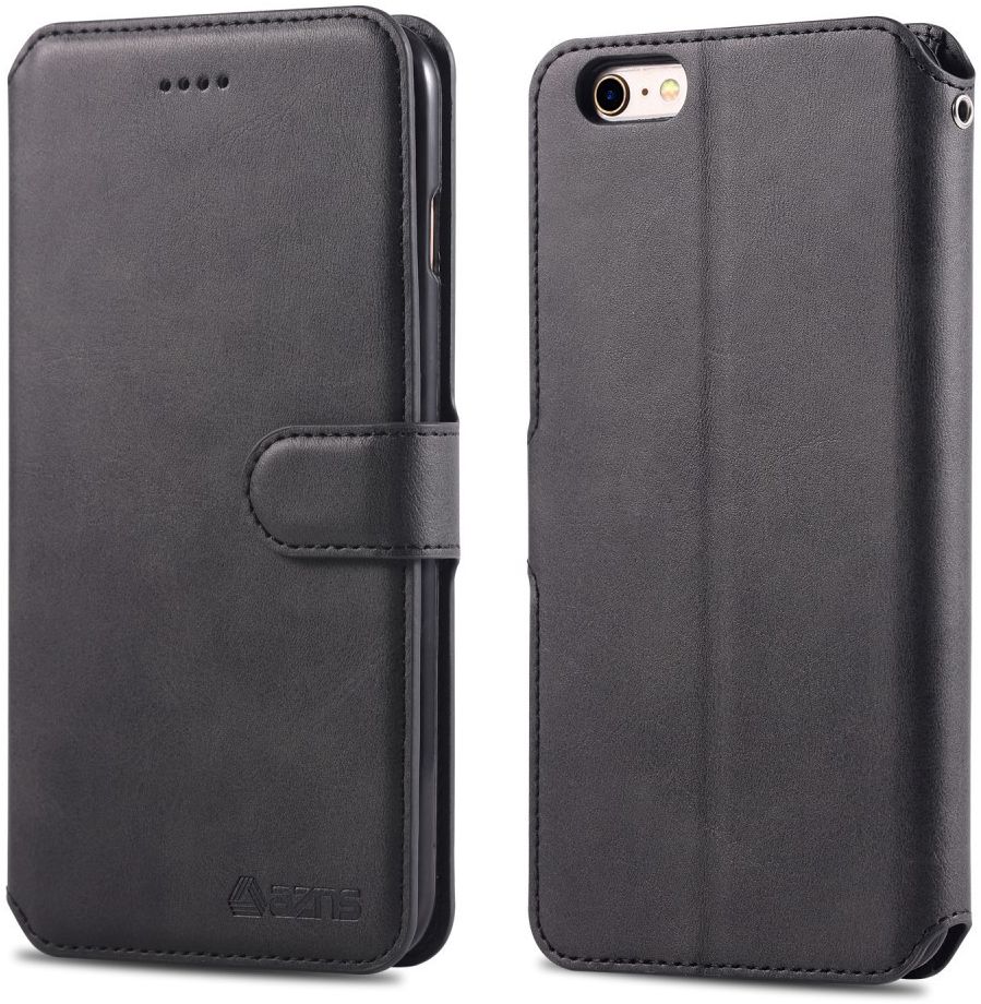 Apple iPhone 6S Portemonnee Hoesje Zwart afbeelding 5