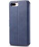 Apple iPhone 8 Plus Portemonnee Hoesje Blauw