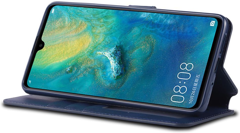 Huawei Mate 20 Portemonnee Hoesje Zwart afbeelding 4