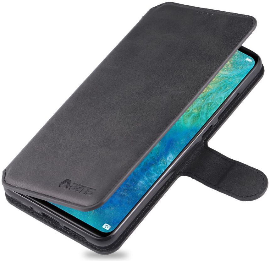 Huawei Mate 20 Portemonnee Hoesje Zwart afbeelding 1