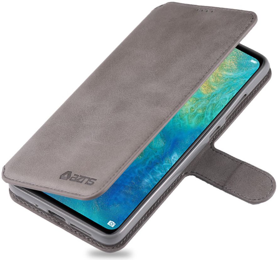 Huawei Mate 20 Portemonnee Hoesje Grijs afbeelding 1