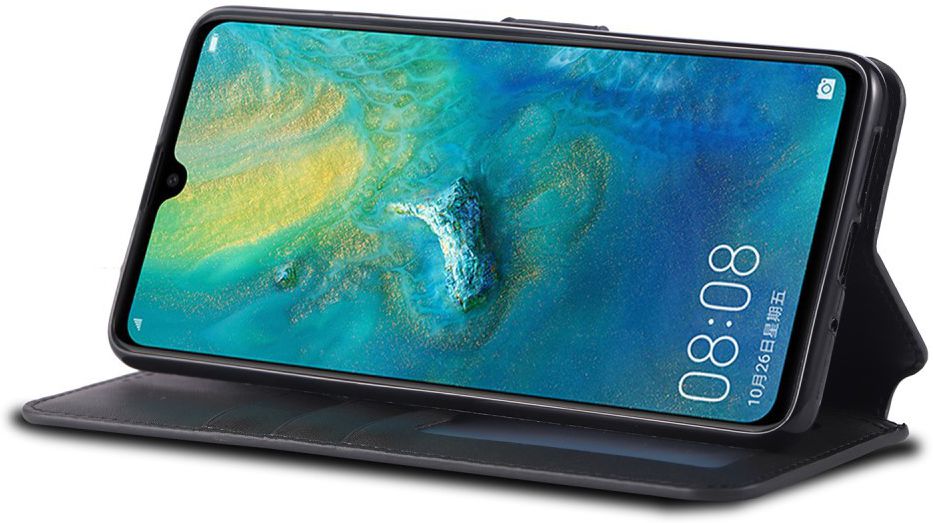 Huawei Mate 20 Portemonnee Hoesje Blauw afbeelding 4