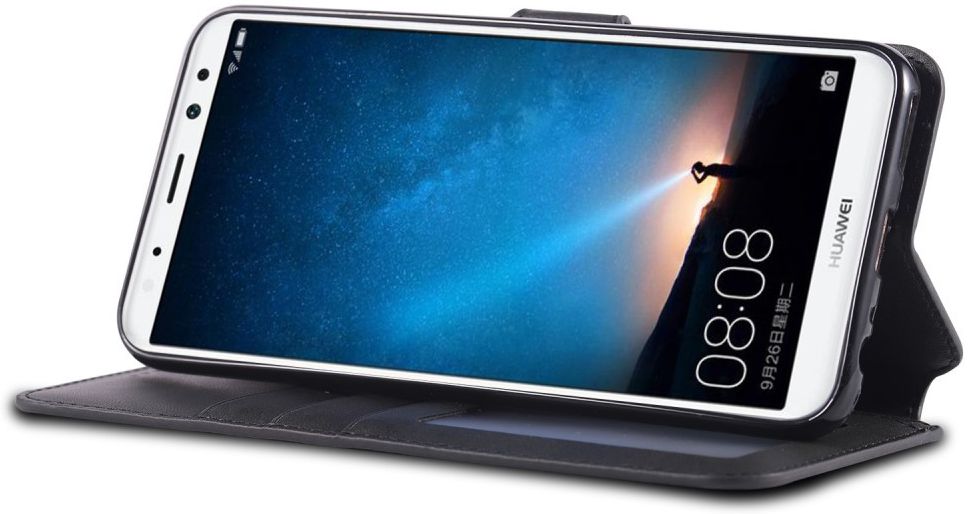 Huawei Mate 10 Lite Portemonnee Hoesje met Standaard Zwart afbeelding 5