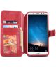 Huawei Mate 10 Lite Portemonnee Hoesje met Standaard Rood